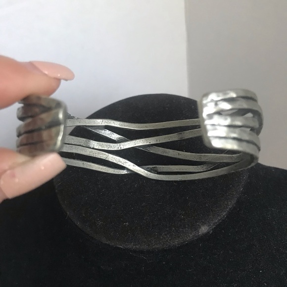 Jesse & Co Linear Abstract Cuff Made In USA Cali - Picture 4 of 6